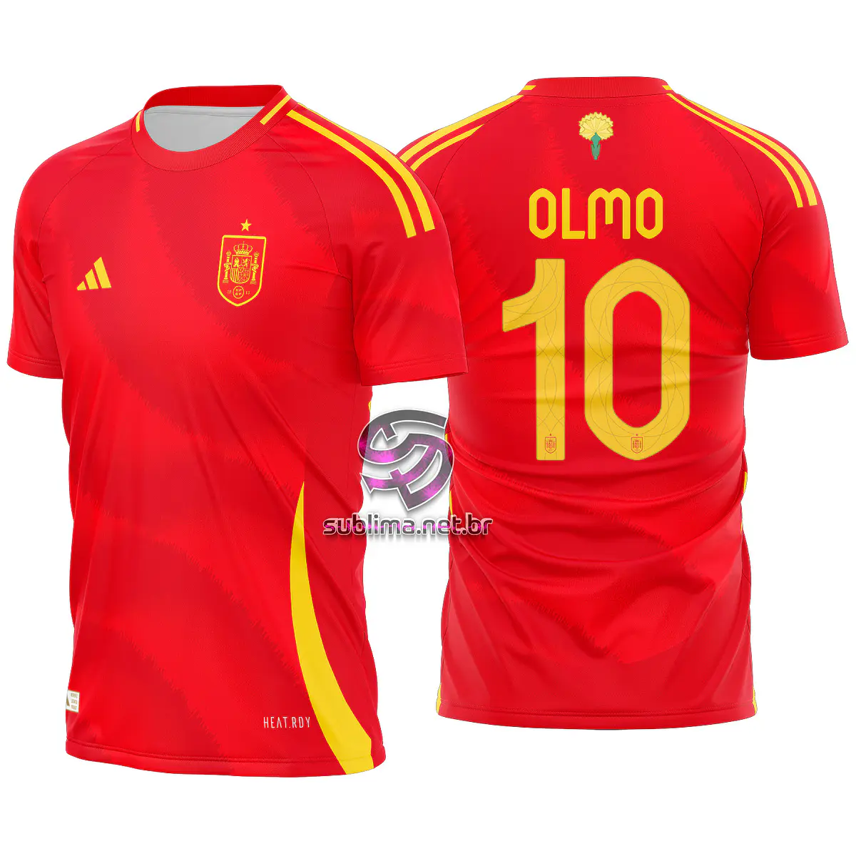 Arte vetor camisa Espanha Local 2024