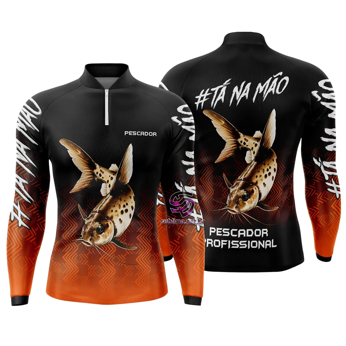 Arte Vetor Camisa Pesca-Mod-0111