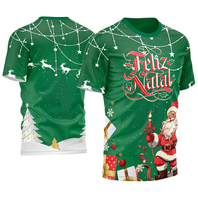 Arte estampa camisa Natal Mod-44