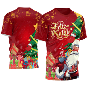 Arte estampa camisa Natal Mod-45