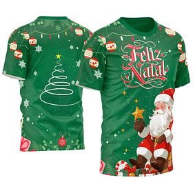 Arte estampa camisa Natal Mod-46