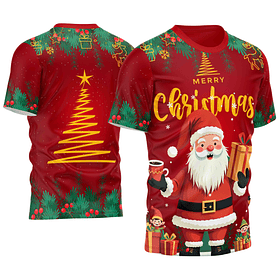 Arte estampa camisa Natal Mod-49