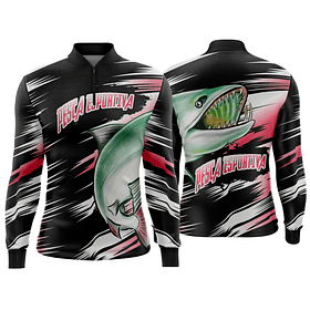 Arte estampa camisa Pesca-Mod-0226