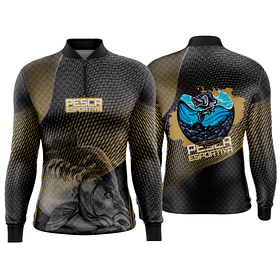 Arte estampa camisa Pesca-Mod-0227