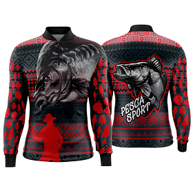 Arte estampa camisa Pesca-Mod-0234