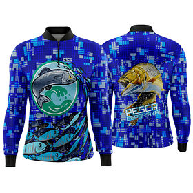 Arte estampa camisa Pesca-Mod-0239
