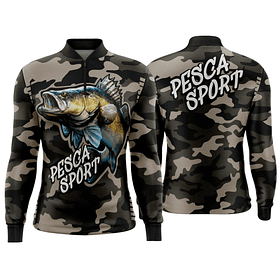 Arte estampa camisa Pesca-Mod-0240