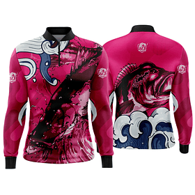 Arte estampa camisa Pesca-Mod-0246