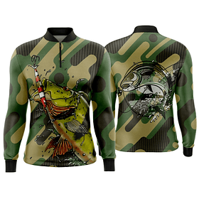 Arte estampa camisa Pesca-Mod-0247