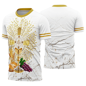 Arte estampa camisa Primeira Eucaristia Mod-1