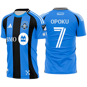 Arte vetor camisa CF Montréal Local 2025