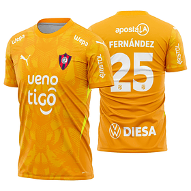 Arte vetor camisa Cerro Porteño Goleiro 2025