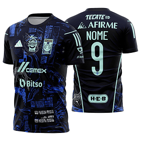 Arte Vetor Camisa Tigres Dia De La Terra 2023