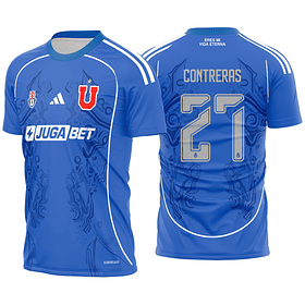 Arte Vetor Camisa Universidad Chile Concept 2025