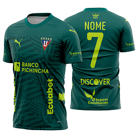 Arte vetor camisa Liga Quito Terceira 2025