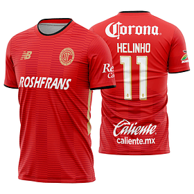 Arte Vetor Camisa Toluca Local 2025-2026