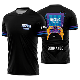 Arte Vetor Camisa Terceirão Video Game Mod-223