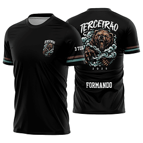 Arte vetor camisa Terceirão Urso Mod-228