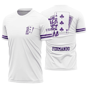 Arte vetor camisa Terceirão Baralho Mod-253