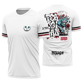 Arte vetor camisa Terceirão Alice no País das Maravilhas Mod-271