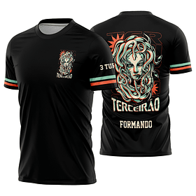Arte Vetor Camisa Terceirão  Medusa Mod-293