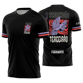 Arte Vetor Camisa Terceirão Pássaro Mod-296