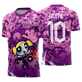 Arte Vetor Camisa Interclasse meninas super poderosas Mod-800