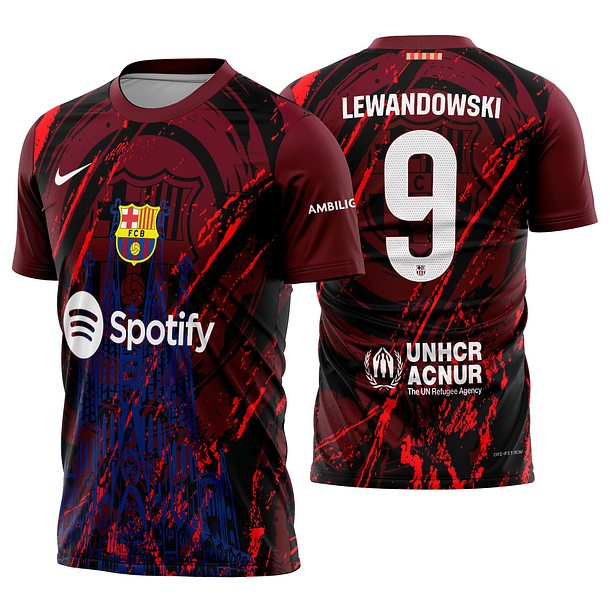 Arte vetor camisa Barcelona Concept 2025
