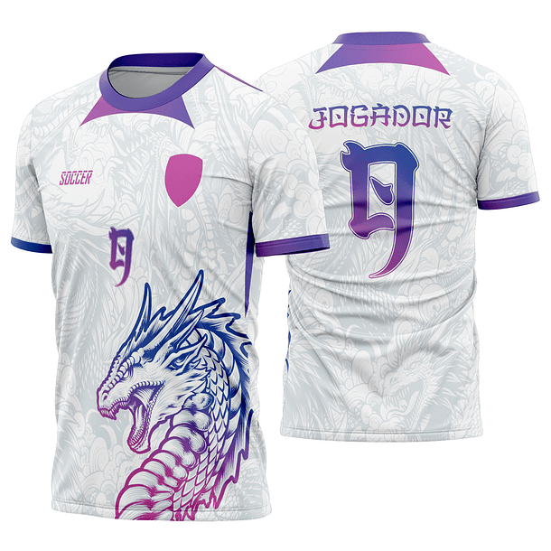 Arte vetor camisa Interclasse Dragão Mod-497