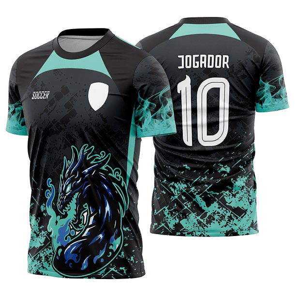 Arte vetor camisa Interclasse Dragão Mod-499