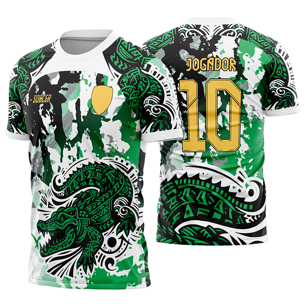 Arte vetor camisa Interclasse Jacaré Mod-507