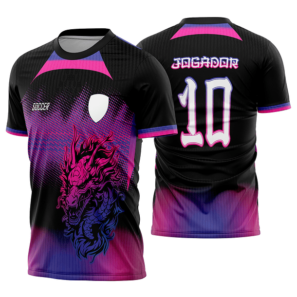 Arte vetor camisa Interclasse Dragão Mod-515