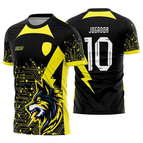 Arte vetor camisa Interclasse Lobo Mod-514