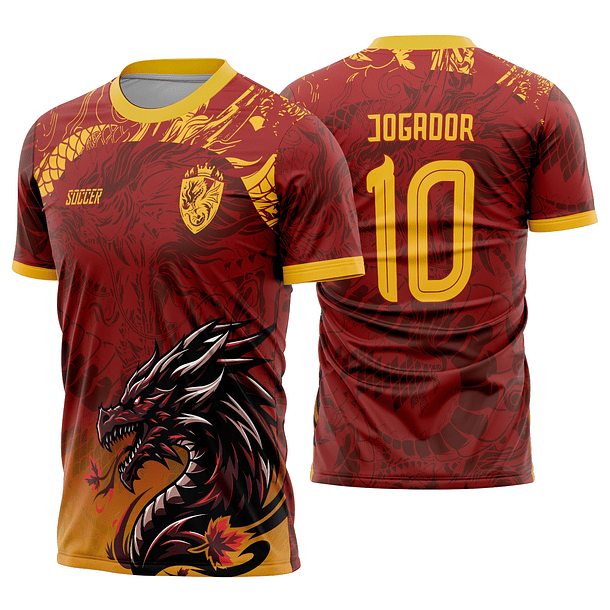 Arte vetor camisa Interclasse Dragão Mod-527