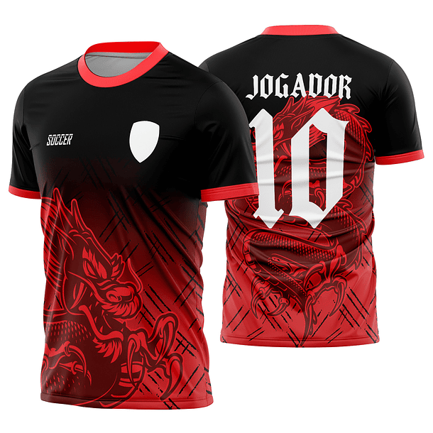 Arte vetor camisa Interclasse Dragão 543