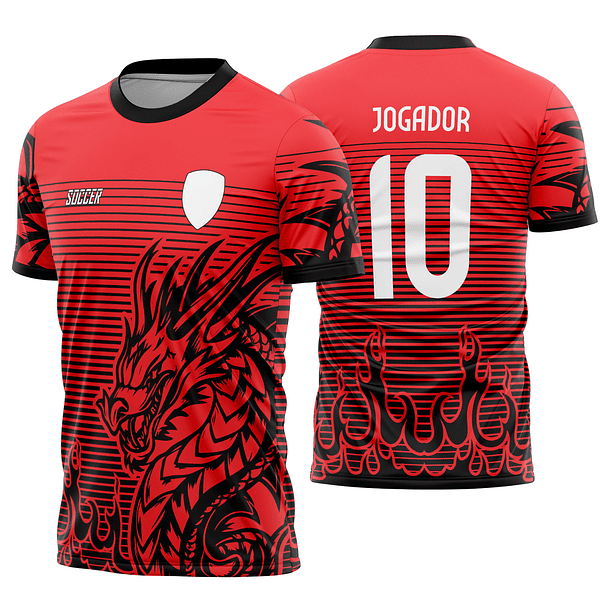 Arte vetor camisa Interclasse Dragão 553