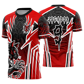 Arte vetor camisa interclasse gato dark Mod-589