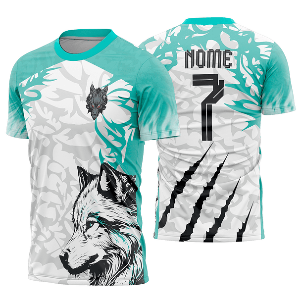 Arte vetor camisa Interclasse Lobo Mod-598