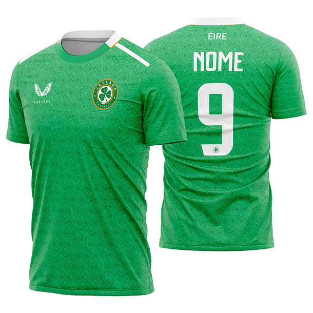 Arte vetor camisa Irlanda Local 2024