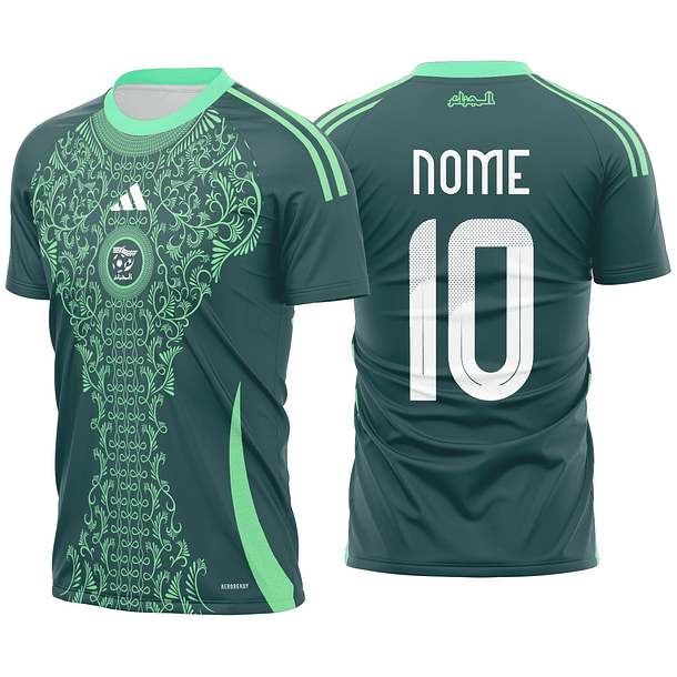 Arte vetor camisa Algeria Visita 2024