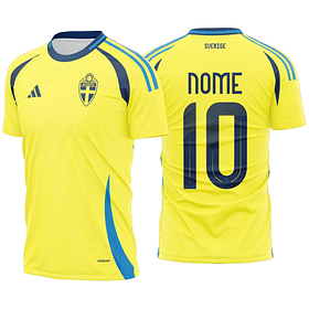 Arte vetor camisa Suecia Local 2025-2025