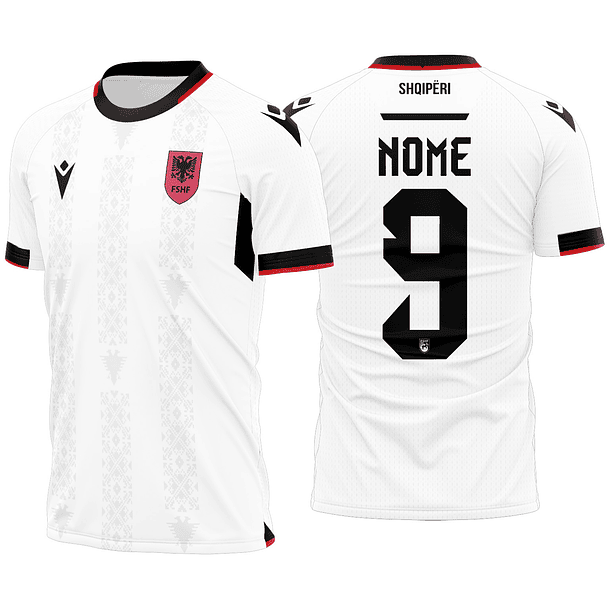Arte vetor camisa Albania Visita 2024-2025