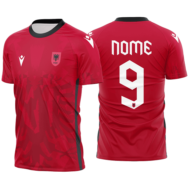 Arte vetor camisa Albânia Local 2023