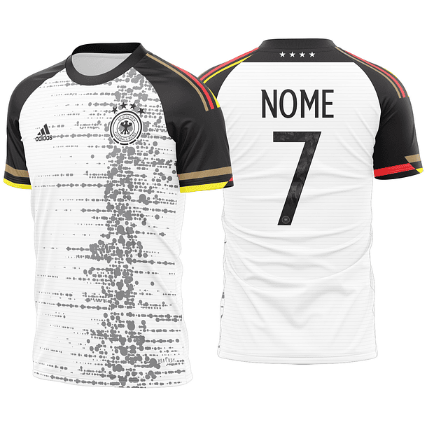 Arte vetor camisa Alemanha torcedor 2022