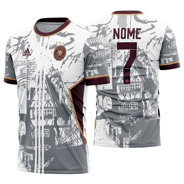 Arte vetor camisa Alemanha Rothenburg Concept