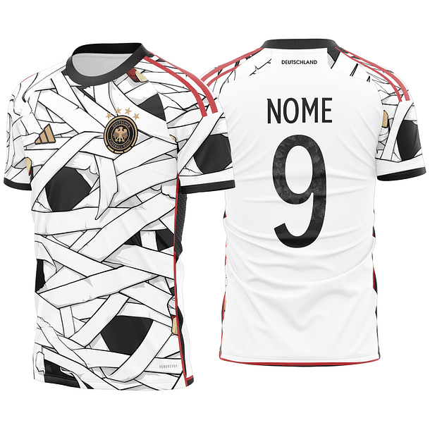 Arte vetor camisa Alemanha Halloween Conceito 2023