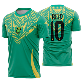 Arte vetor camisa Jamaica Pré-jogo 2024-2025