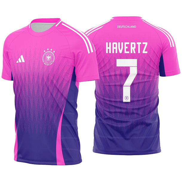 Arte vetor camisa Alemanha visita 2024-25