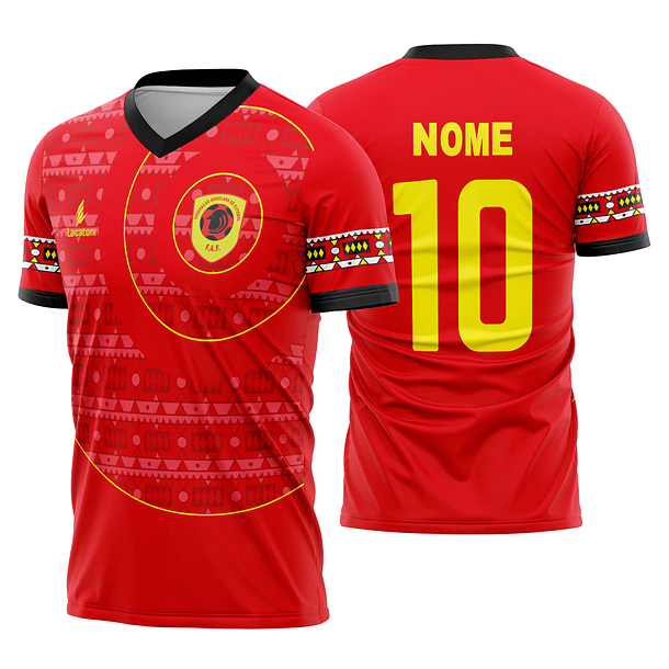 Arte vetor camisa Angola local 2019