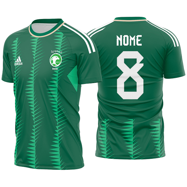 Arte vetor camisa Arabia Saudita Local 2023